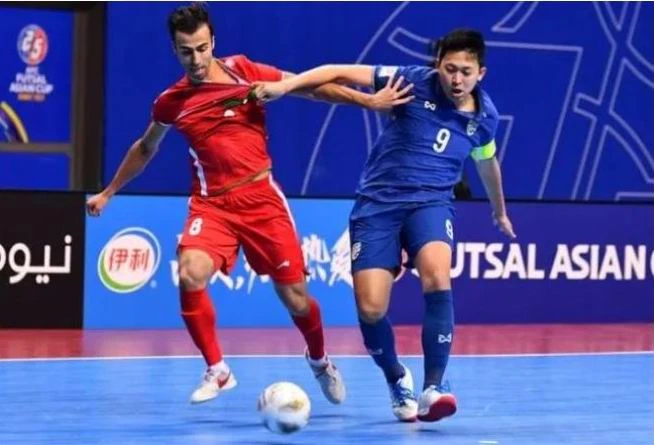 Chân sút Suphawut của Thái Lan trong trận Thái Lan -Iran. Ảnh: AFF