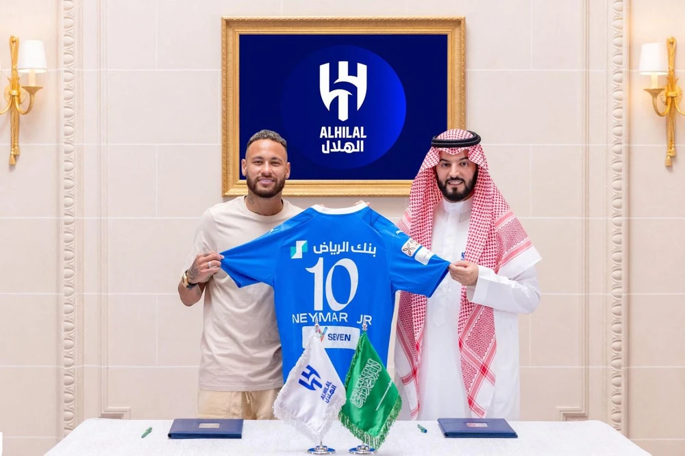 Al Hilal, nơi Neymar vừa về đầu quân. Ảnh: A.N