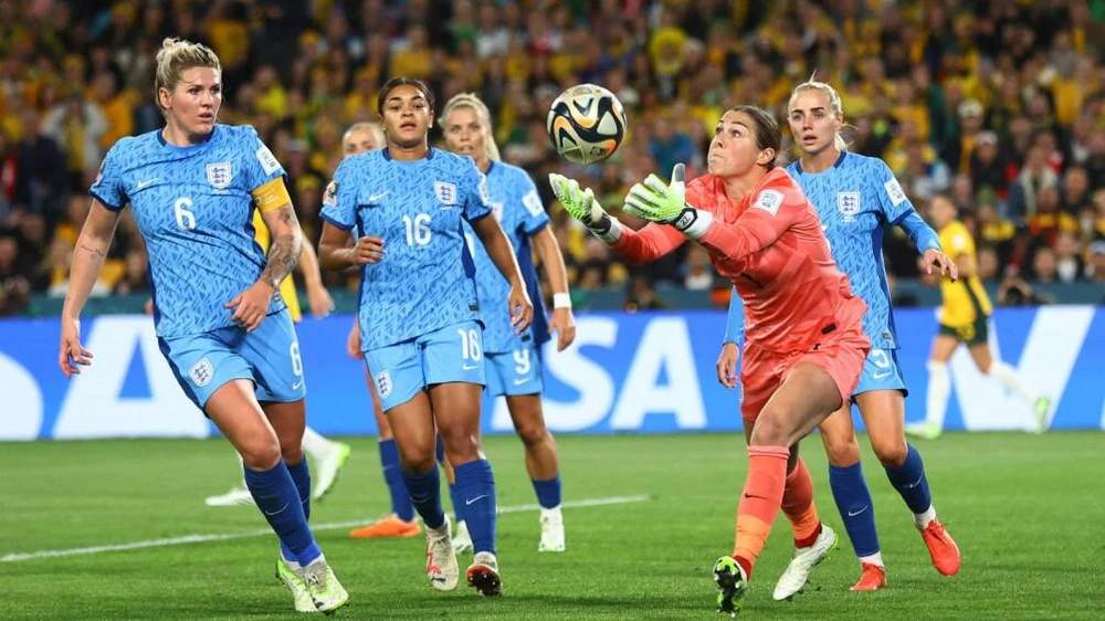 Tuyển Anh xuất sắc đánh bại Úc để vào chơi chung kết World Cup gặp Tây Ban Nha. Ảnh: HTM