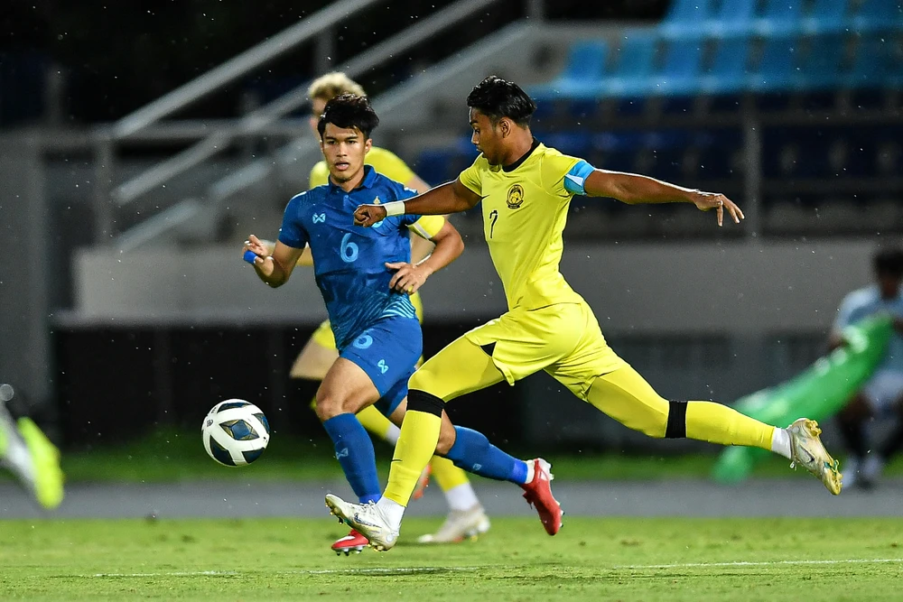 Bảng H, Thái Lan và Malaysia đều góp mặt ở VCK U-23 châu Á, Malaysia vượt Iran lấy tấm vé vớt cuối cùng rất ngoạn mục. Ảnh: CTP