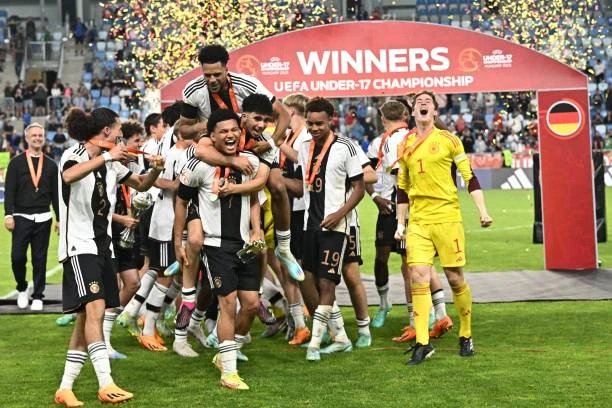 ...Và U-17 Đức đã lên ngôi vô địch World Cup U-17. Ảnh: Getty