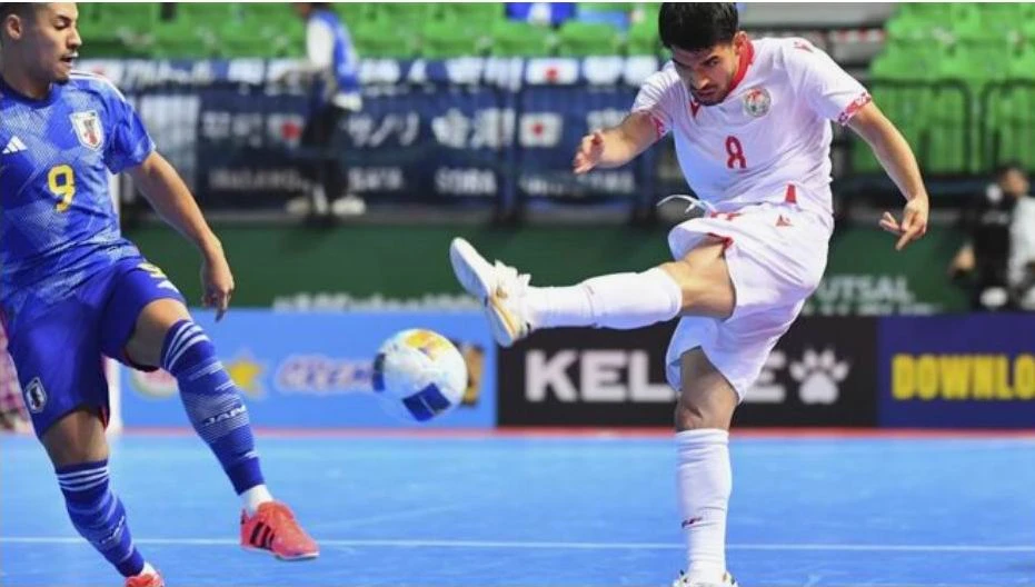 Rồi Nhật Bản bị Tajikistan chia điểm và Nhật Bản thành cựu vô địch. Ảnh: AFC
