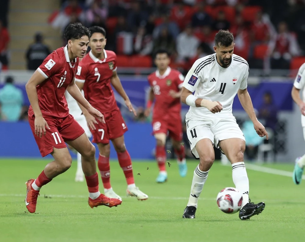 Lịch sử chạm trán, Indonesia chưa một lần thắng được Iraq. Ảnh: CTP