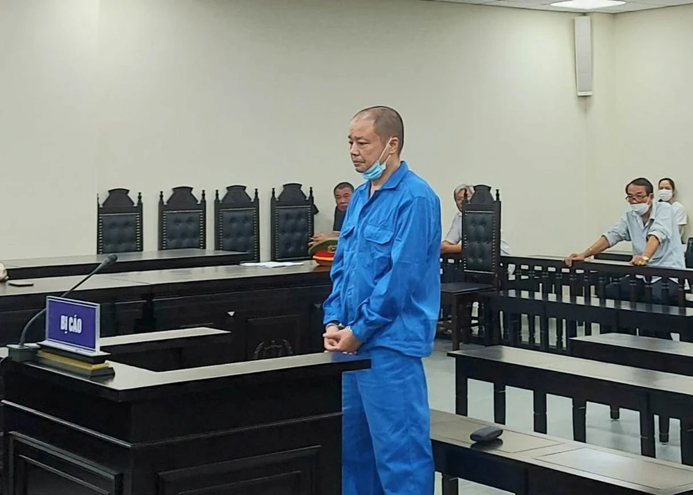 Ông Lê Hồng Bàng tại phiên tòa. Ảnh: BT