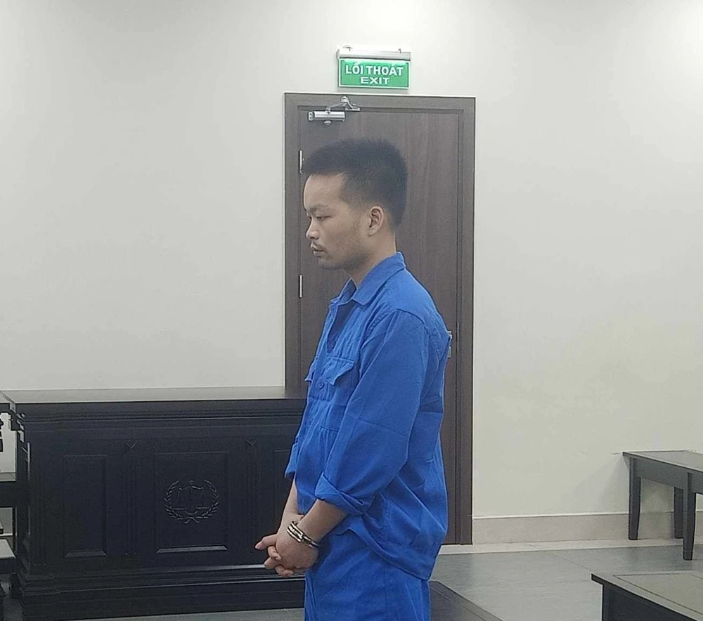 Bị cáo Bùi Đức Thọ tại phiên tòa. Ảnh: CTV Bị cáo Bùi Đức Thọ tại phiên tòa. Ảnh: CTV