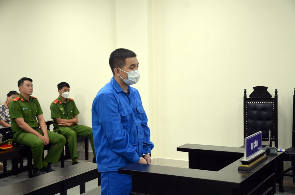 Bị cáo Phạm Duy Hùng tại phiên tòa. Ảnh: CTV