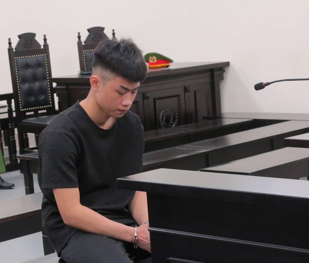 Bị cáo Cao Tấn Minh tại phiên tòa. Ảnh: CTV