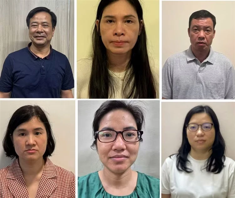 các bị can doanh thu cựu thứ trưởng nhận hối lộ.jpg