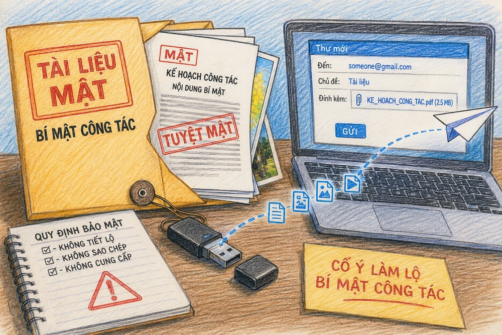 ngân hàng cố ý làm lộ bí mật công tác.png