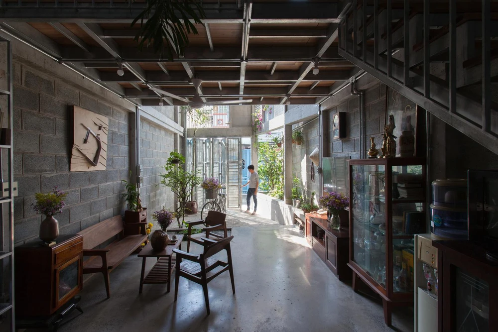 Nơi sinh hoạt văn hóa của các gia đình sẽ là trung tâm của ngôi nhà.