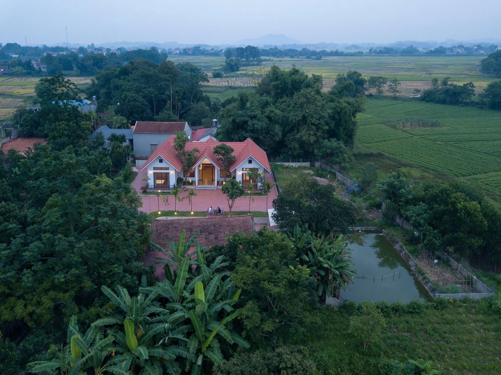 Công trình có diện tích 170 m², tọa lạc tại huyện Phú Bình, tỉnh Thái Nguyên.