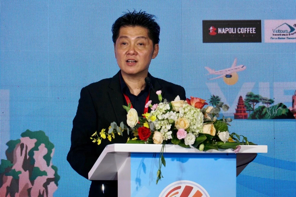 Ông Lại Minh Duy, Phó Chủ tịch Hiệp hội Du lịch TP.HCM phát biểu.