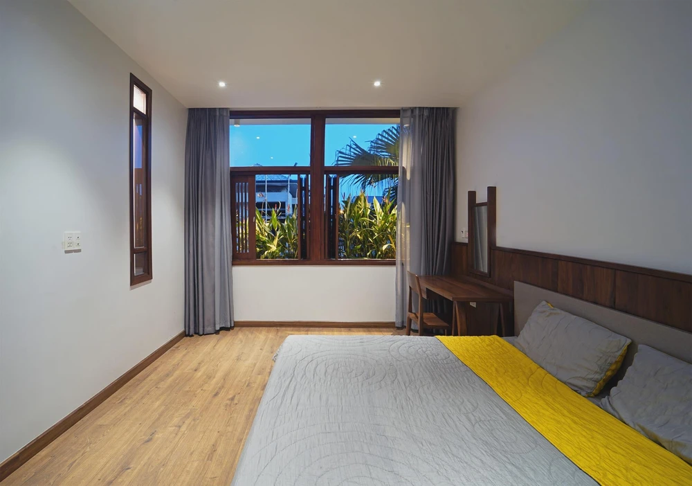 Không gian riêng tư đơn giản, gọn gàng và thoáng khí.