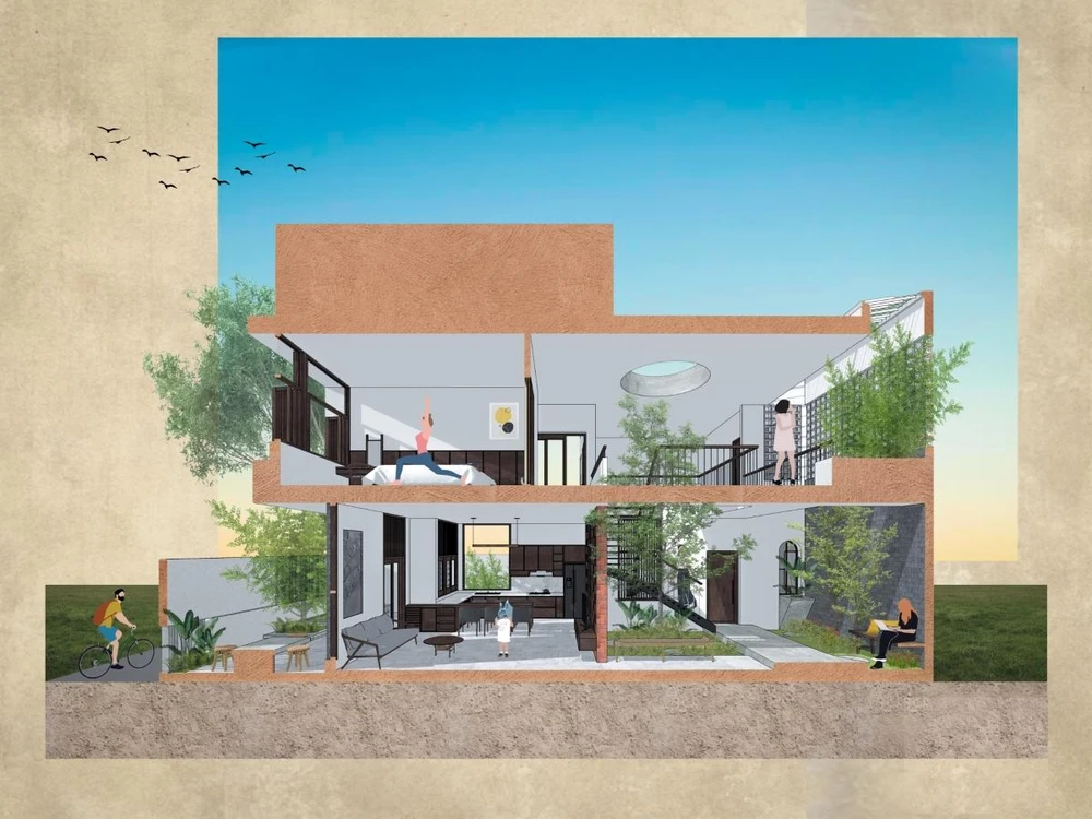 Tổng quan ngôi nhà.