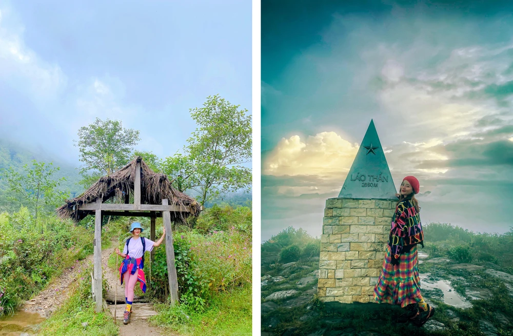 Dù đoạn đường trekking khá vất vả nhưng cảnh sắc tuyệt đẹp.