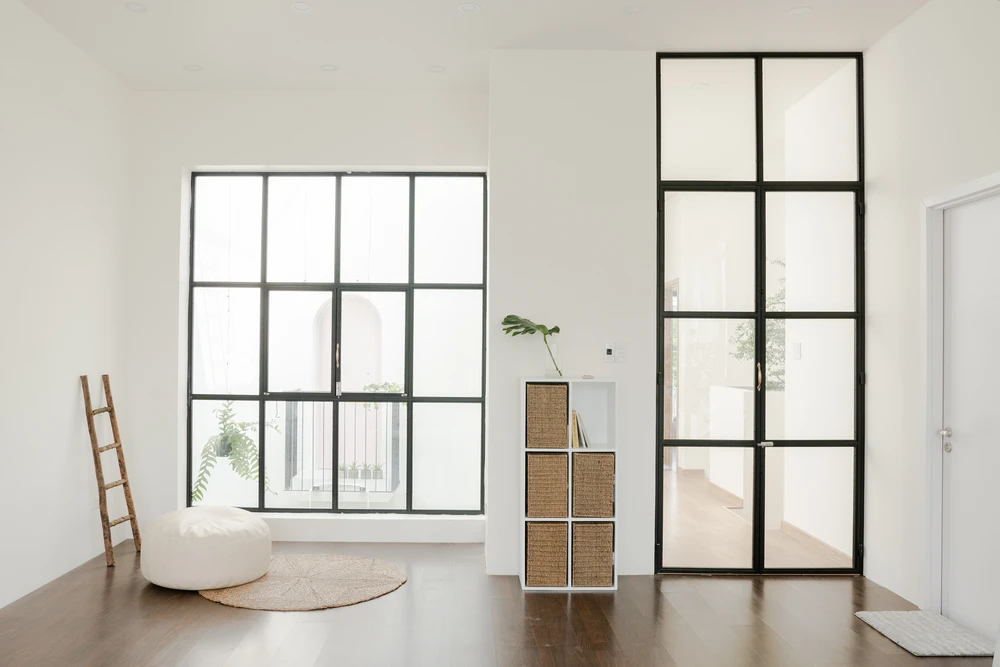 Các căn phòng đã tận dụng tối đa nguồn ánh sáng bên ngoài.