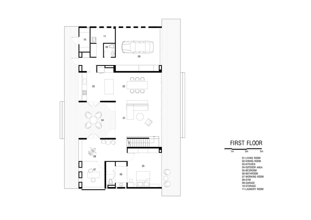 Mặt bằng tầng một