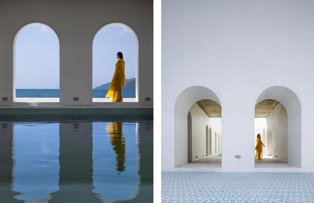 Bằng cách tối giản vật liệu mang lại cảm giác mộc mạc mà không kém phần tinh tế.