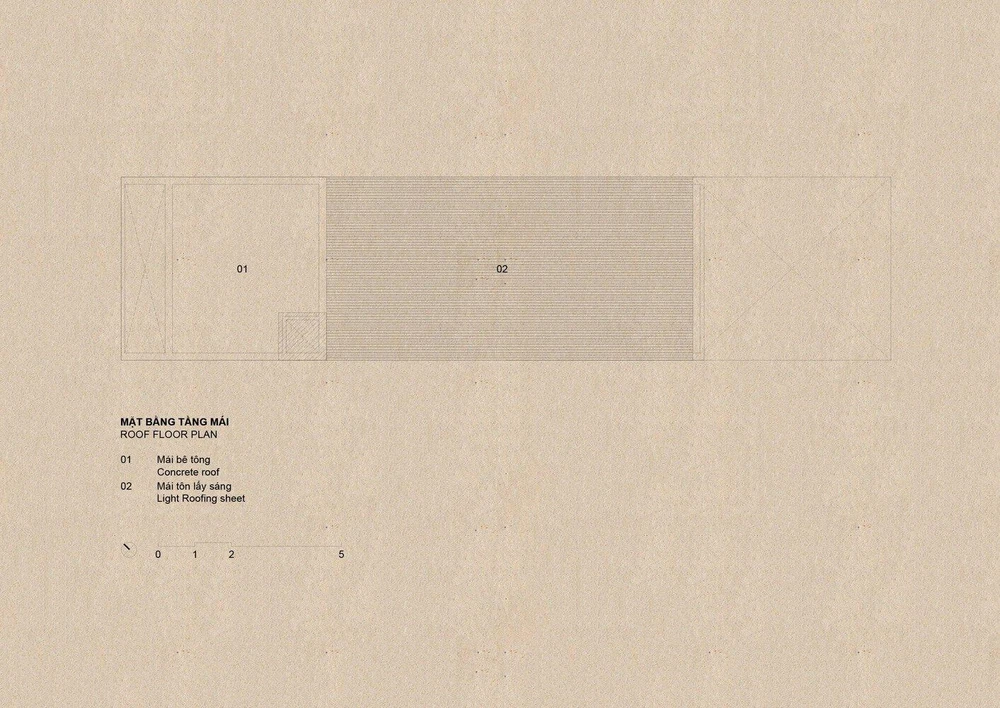 Mặt bằng tầng mái