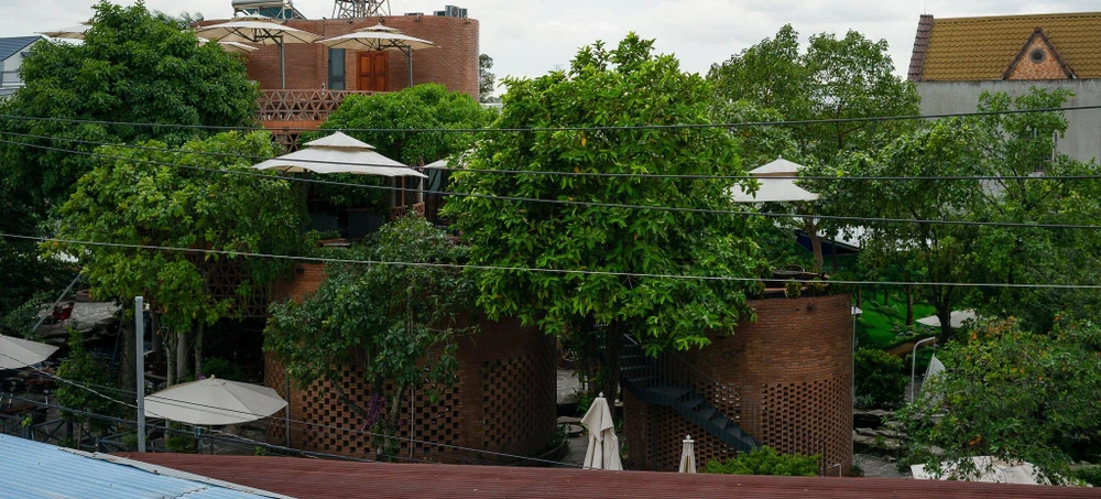 Nhóm thiết kế G+architects cùng chủ nhà thống nhất cố gắng không phải di dời hay làm ảnh hưởng đến những cây lớn trong vườn.