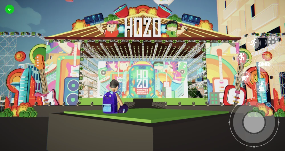 HOZO Metaverse là "địa điểm thứ 3" của lễ hội dành cho những du khách tham gia bằng các thiết bị từ xa qua việc nhập vai để trải nghiệm vũ trụ ảo.