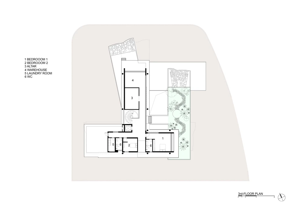 Mặt bằng tầng ba