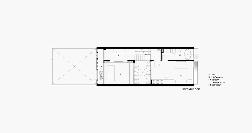 Mặt bằng tầng hai