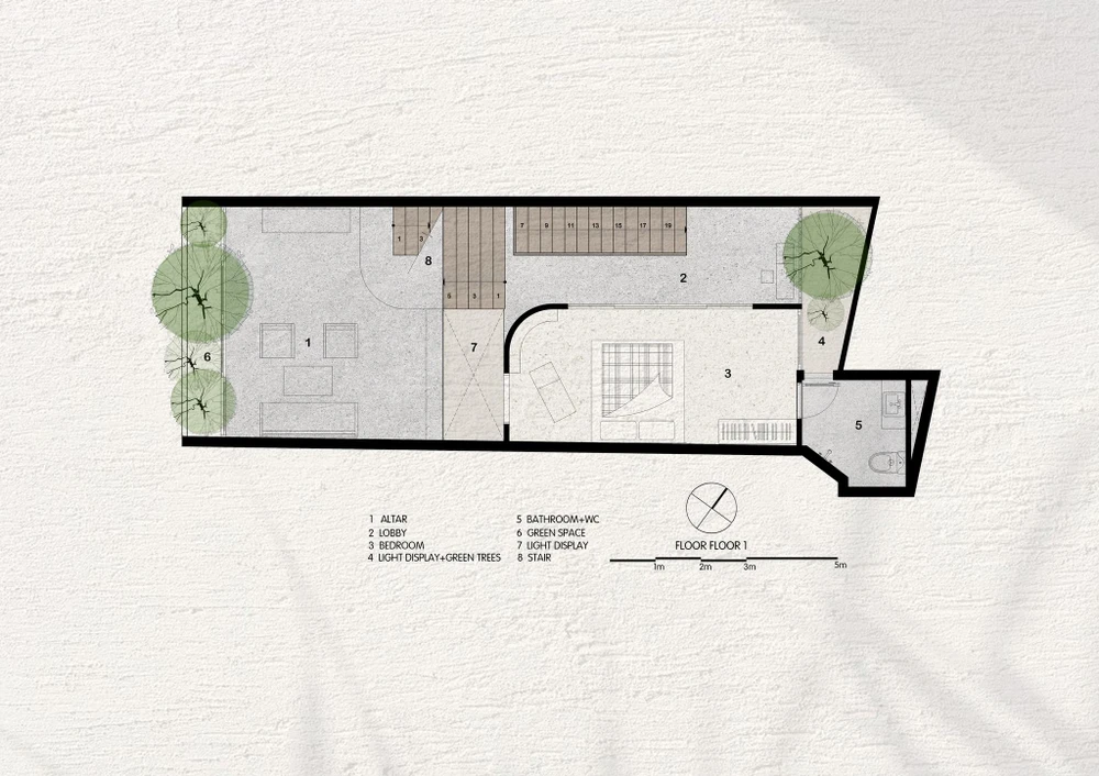 Mặt bằng tầng một