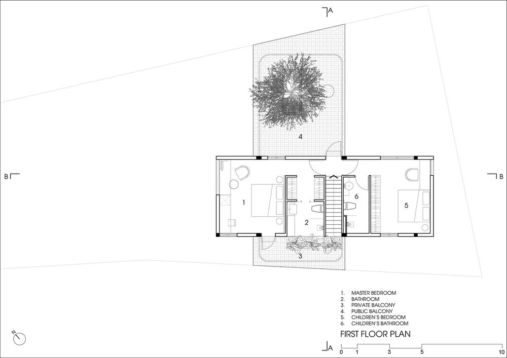 Mặt bằng tầng một