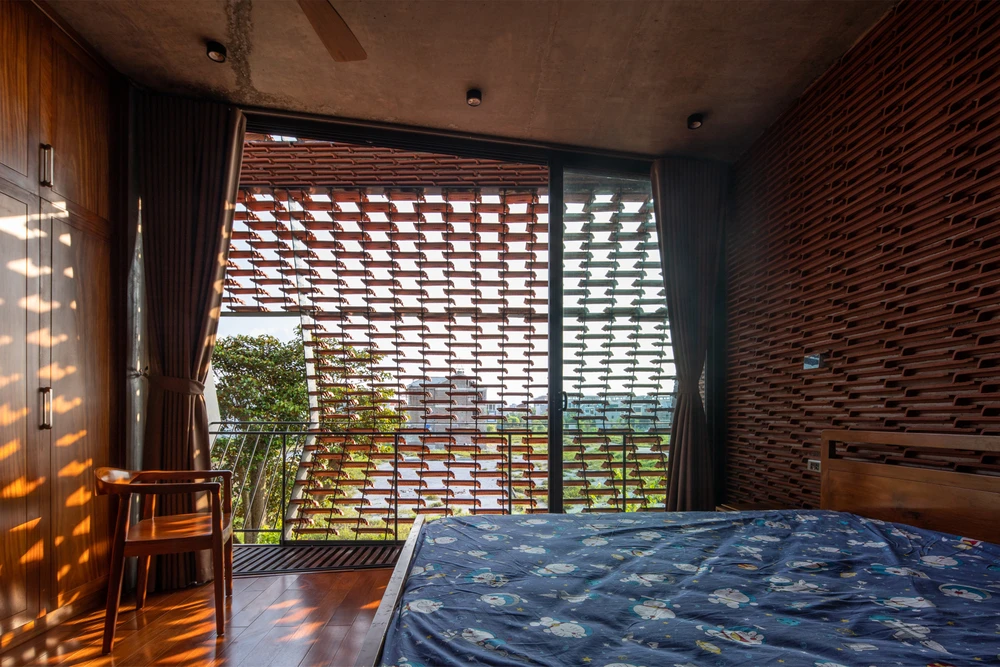 Bất kỳ không gian nào trong nhà, chủ nhà đều cảm nhận được ánh sáng và gió.