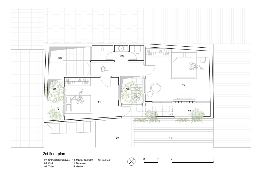 Mặt bằng tầng hai