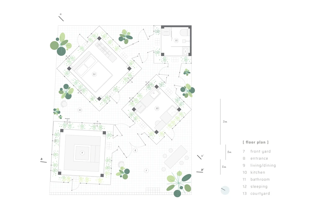 Mặt bằng tầng trệt