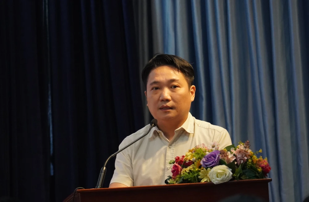 Ông Lê Trương Hiền Hòa, Phó Giám đốc Sở Du lịch TP.HCM phát biểu.