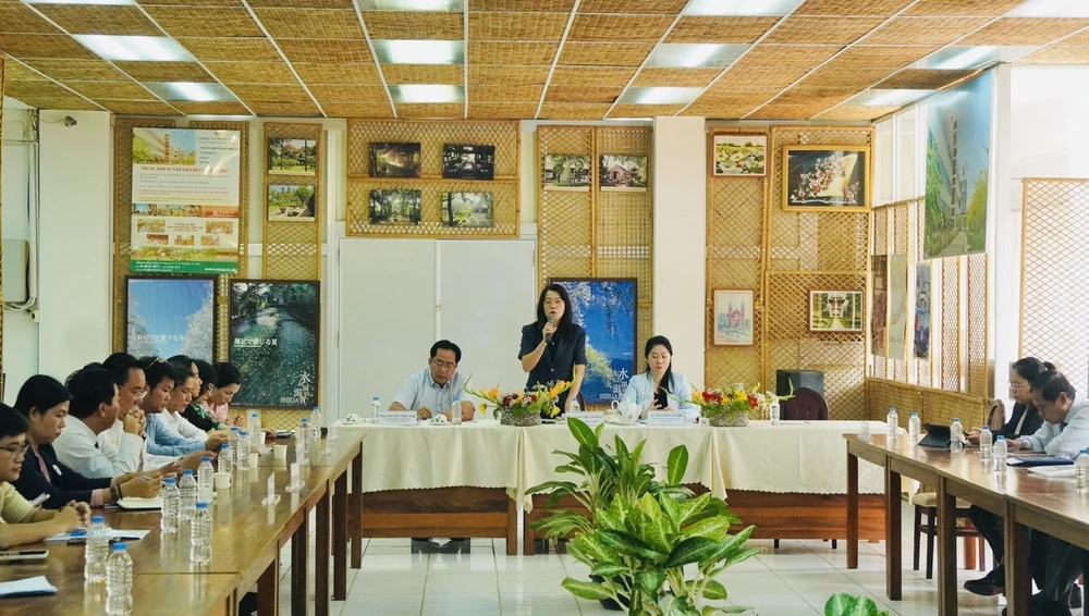 Toàn cảnh hội nghị giao ban về công tác phát triển du lịch 6 tháng đầu năm 2023.