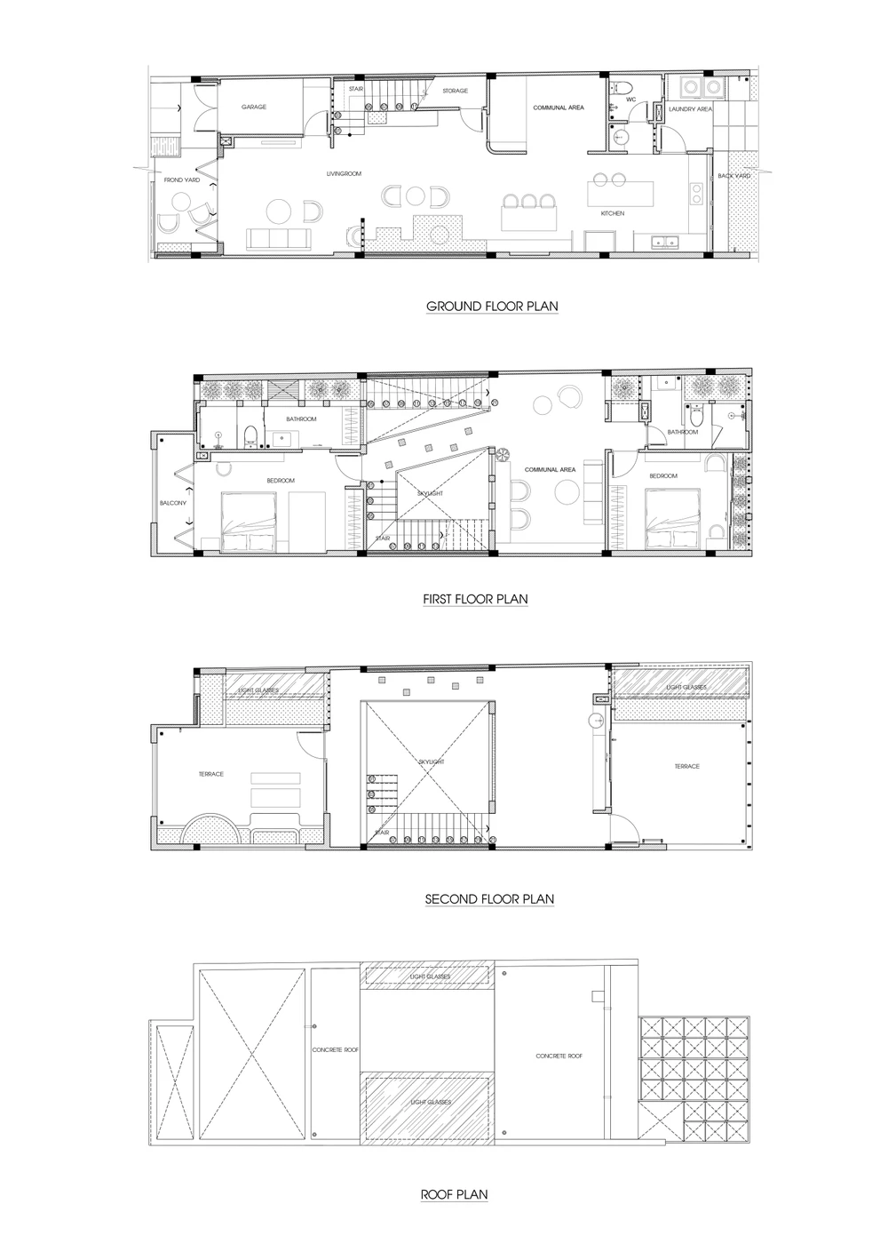 Mặt bằng ngôi nhà.