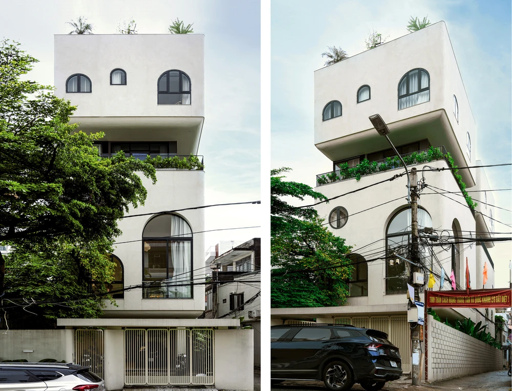 FLOW HOUSE có sáu tầng toạ lạc trên một khu đất 165 m<sup>﻿2</sup>, tọa lạc tại tỉnh <i>Khánh Hòa.</i>