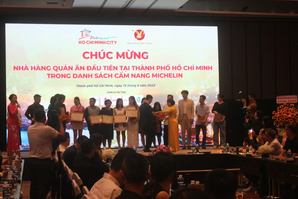 Nhà hàng, quán ăn trong cẩm nang Michelin trên địa bàn TP.HCM được công bố vào tháng 6-2023.