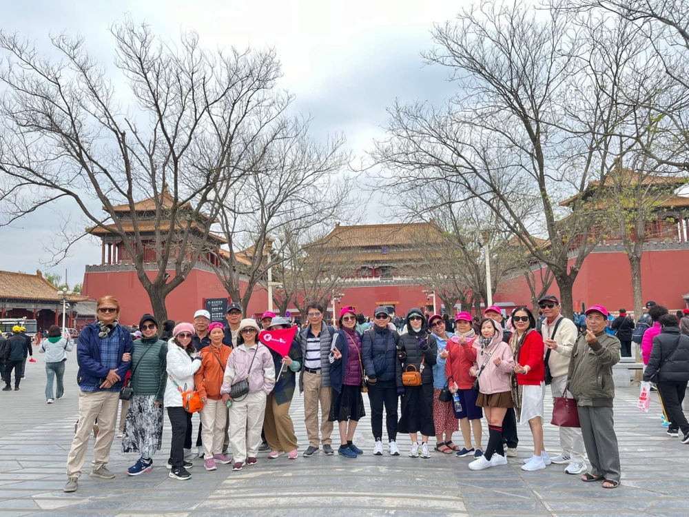 Giá tour du lịch Trung Quốc không tăng, thậm chí nhiều đường tour có giá giảm Ảnh: TT.