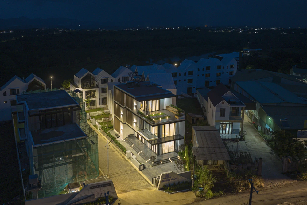 Toàn cảnh căn biệt thự đậm nét Á Đông. 