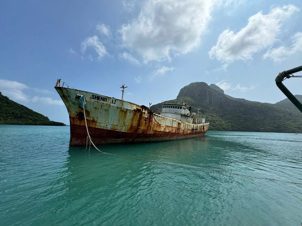Đề xuất đánh chìm tàu Sheng Li ở Côn Đảo tạo điểm lặn có thể kích hoạt không gian trải nghiệm độc đáo. Ảnh: Tuấn Tú.