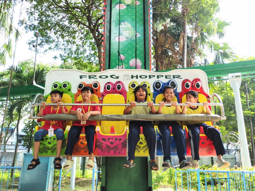 3000 trẻ em có hoàn cảnh khó khăn được tham gia nhiều hoạt động đánh dấu một mùa du lịch hè ý nghĩa. Ảnh: TT.