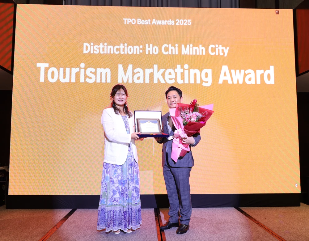 TP.HCM đã được vinh danh Thành phố xuất sắc ở hạng mục Giải thưởng Tiếp thị Du lịch. Ảnh: TT.