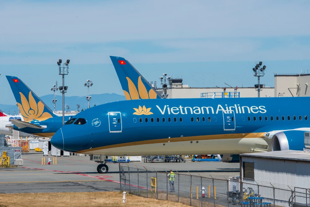 Vietnam Airlines đã phối hợp với cơ quan chức năng để điều tra sự cố bảo mật dữ liệu khách hàng. Ảnh: VNA.