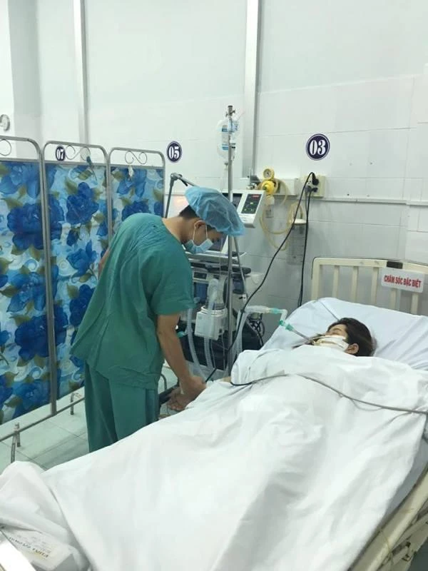 Sản phụ PHC đang được các bác sĩ theo dõi sức khỏe tại BV