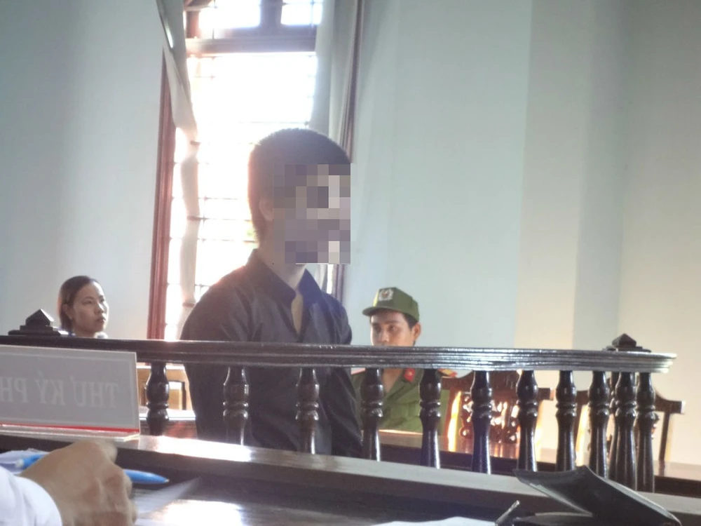 TVCE tại phiên tòa sáng nay. Ảnh: Nhẫn Nam