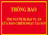 Công an Cần Thơ tìm bị hại vụ lừa đảo chiếm đoạt tài sản