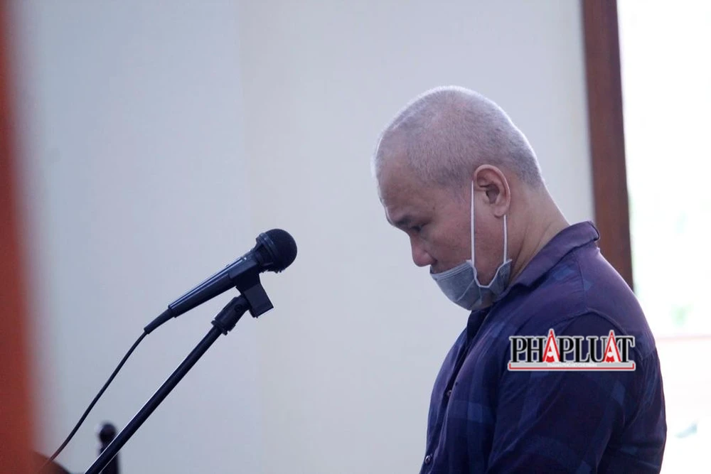 Bị cáo Hiệp tại tòa phúc thẩm ngày 29-4. Ảnh: NHẪN NAM Bị cáo Hiệp tại tòa phúc thẩm ngày 29-4. Ảnh: NHẪN NAM