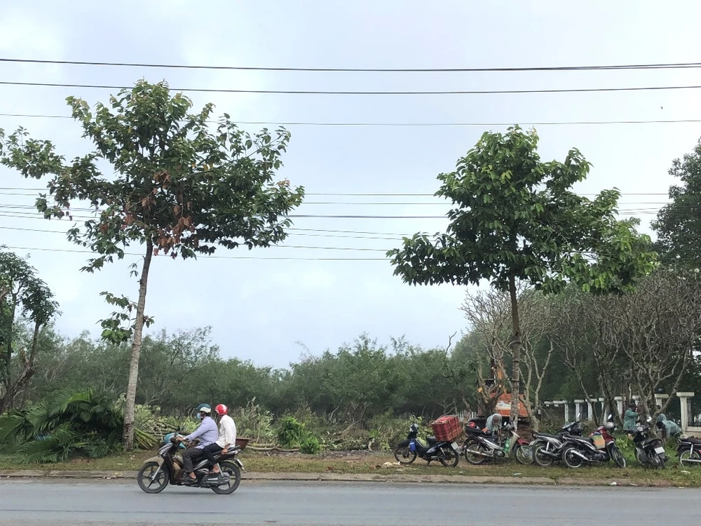 Đường vành đai phía Tây là một trong những công trình ưu tiên đầu tư trong giai đoạn 2021-2025. Trong ảnh là cảnh dọn dẹp trả mặt bằng để thi công dự án này đoạn qua đường Nguyễn Văn Cừ. Ảnh: NHẪN NAM