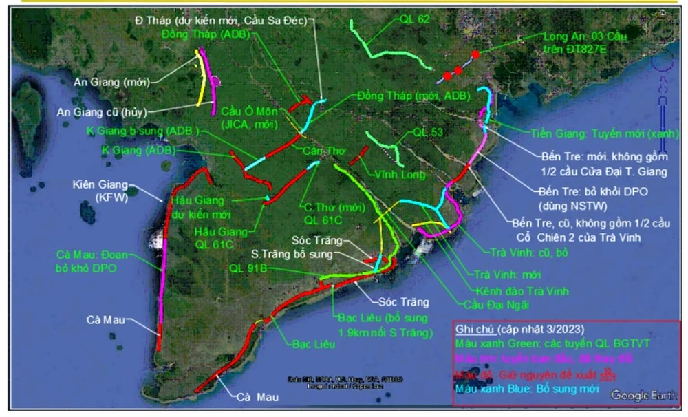 Bộ KHĐT cập nhật các dự án đến tháng 3-2023. Ảnh: NHẪN NAM