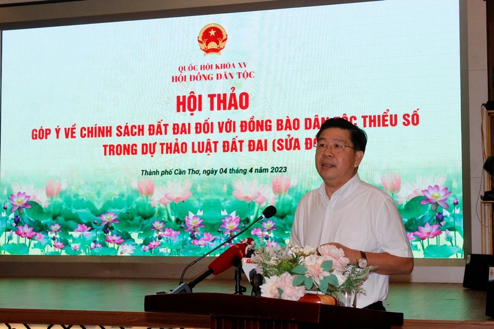 Phó Chủ nhiệm Ủy ban Dân tộc Lê Sơn Hải